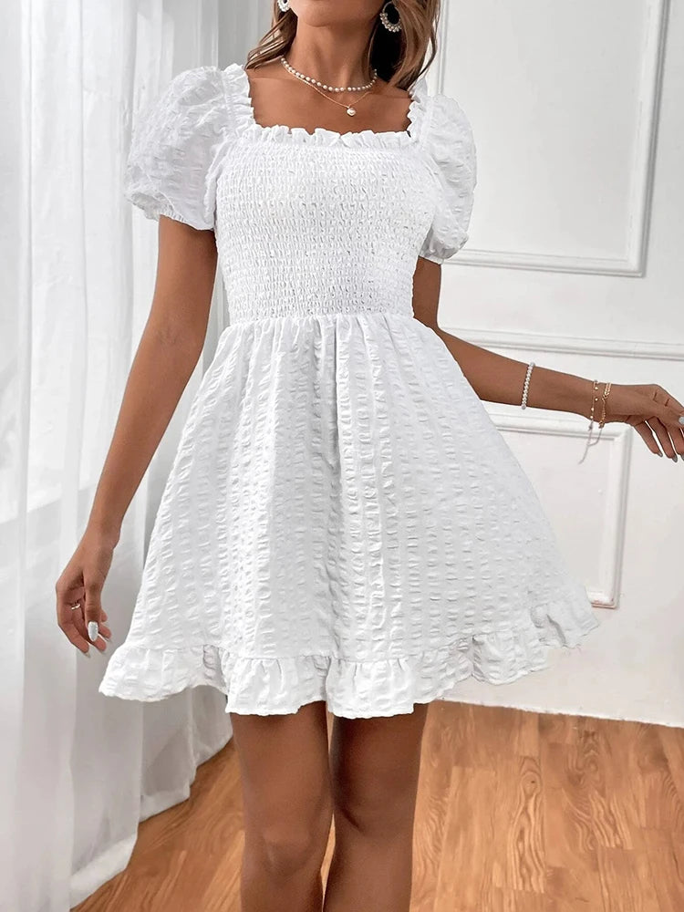 vestido branco
vestido curto branco
vestido branco manga bufante
vestido branco praia
vestido branco simples
vestido malha branco
vestido feminino branco
vestido branco malha
vestido branco casual
vestido casual branco 
vestido com gola quadrada
vestido gola quadrada